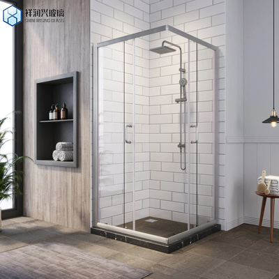 Capa de vidrio templado de baño personalizado para el sistema fotovoltaico de araña estructural