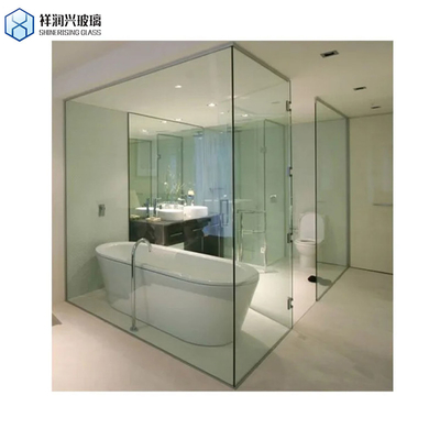 Vidrio templado transparente de 8 mm 10 mm 12 mm para baños y puertas Servicio posventa 5 años