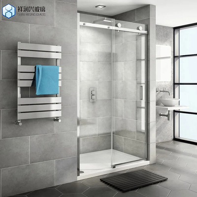 Vidrio templado transparente de 8 mm 10 mm 12 mm para baños y puertas Servicio posventa 5 años