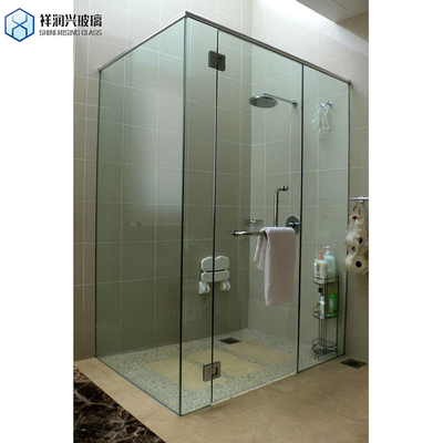Cuarto de ducha sin marco con puerta corredera de vidrio templado personalizable Certificado SGS