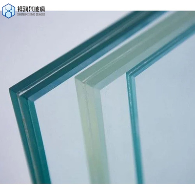 Vidrio laminado helado transparente para el mercado de Filipinas 7 mm de espesor vidrio triplex plano