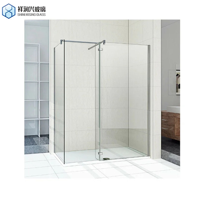 Baño moderno minimalista Temperado de vidrio transparente Puerta de ducha con cerradura con certificado CE