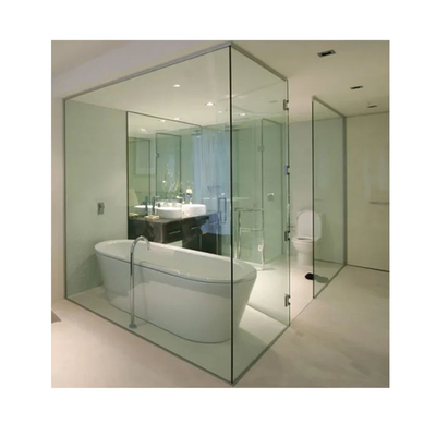 Como el cliente de primer diseño de espesor sin marco 600mm puerta de ducha oscilante con vidrio transparente