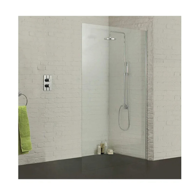 Como el cliente de primer diseño de espesor sin marco 600mm puerta de ducha oscilante con vidrio transparente