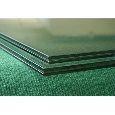 Materiales de construcción Panel de acristalamiento de sandwich plano y doblado Vidrio laminado templado 8.76mm 442 PVB Vidrio laminado M2