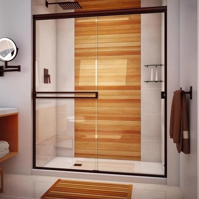 Técnica de la puerta corredera de vidrio laminada de salida de la habitación de ducha del baño