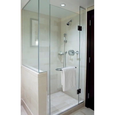 70X70 Casilla de ducha en forma de diamante Portable puerta de vidrio de seguridad de vidrio