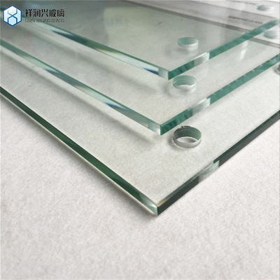 Puerta de vidrio templada de 12 mm transparente para oficinas