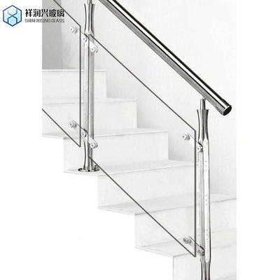 Vidrio flotante templado de 6 mm THK para edificios de seguridad con color de hierro bajo tintado y recocido