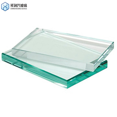 Vidrio de construcción transparente de seguridad templado de 8 mm y 12 mm de espesor con técnica laminada