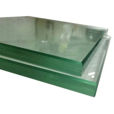 Vidrio laminado de pared de gran edificio con borde pulido plano y tipo de capa común