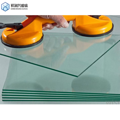 Vidrio laminado superblanco transparente templado para la construcción de vidrios industriales