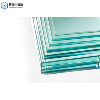 Vidrio laminado superblanco transparente templado para la construcción de vidrios industriales