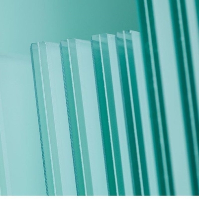 PVB suelo de vidrio laminado templado claro estructura sólida y eficiencia