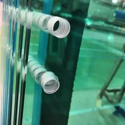 Balaustrada de vidrio laminado ultraclaro personalizada con vidrio PVB o Sgp de múltiples capas