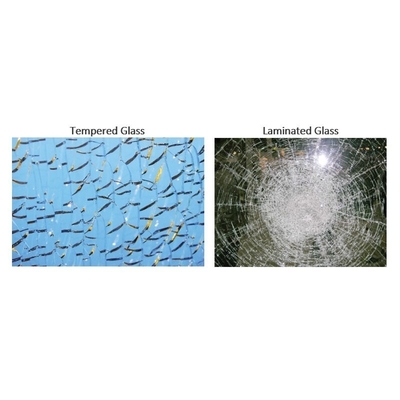 Estructura sólida Personalización de vidrio laminado transparente coloreado para decoración