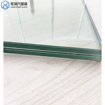 Flat Polido 6.38mm 8.38mm 8.76mm 10.38mm Vidrio laminado de seguridad de construcción claro / de colores
