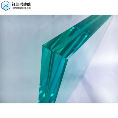 Flat Polido 6.38mm 8.38mm 8.76mm 10.38mm Vidrio laminado de seguridad de construcción claro / de colores