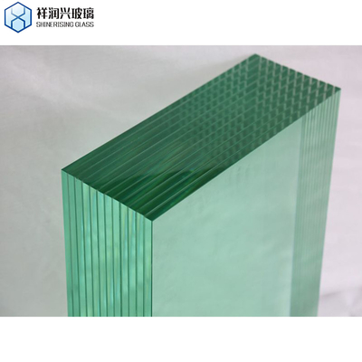 6.3mm / 6.38mm Vidrio laminado transparente de vidrio único de vidrio cableado / decorativo / vidrio de baño
