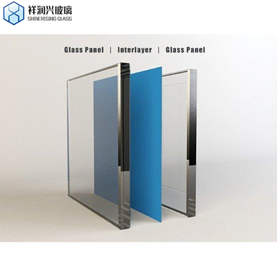 6.3mm / 6.38mm Vidrio laminado transparente de vidrio único de vidrio cableado / decorativo / vidrio de baño