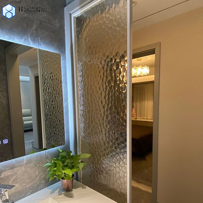 Vidrio de patrón Moru de 2 mm-8 mm normal claro para vidrio único Vidrio cableado / decorativo / de baño