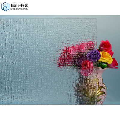 Personalización Vidrio estrecho con cable Qingdao Shinerising Moru Karatachi Patrón de vidrio decorativo