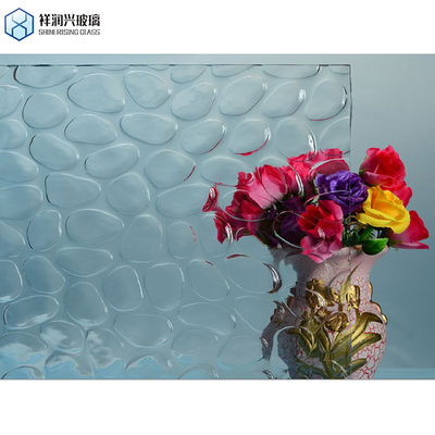 Personalización Vidrio estrecho con cable Qingdao Shinerising Moru Karatachi Patrón de vidrio decorativo