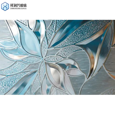 Muebles 2023 Diseño Rosa Cristal Noche Perla Vidrio con patrones 3mm 4mm 5mm con 5