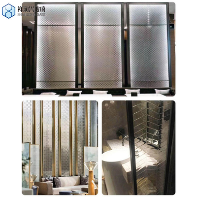 6mm de alambre Qingdao Shinerising alambre de vidrio con patrón perfecto para la construcción de capas de demanda