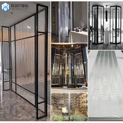 6mm de alambre Qingdao Shinerising alambre de vidrio con patrón perfecto para la construcción de capas de demanda