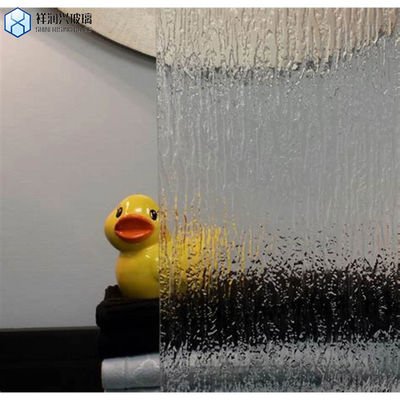 Vidrio de patrón para puertas, ventanas y divisores de habitaciones Vidrio decorativo pintado de color claro