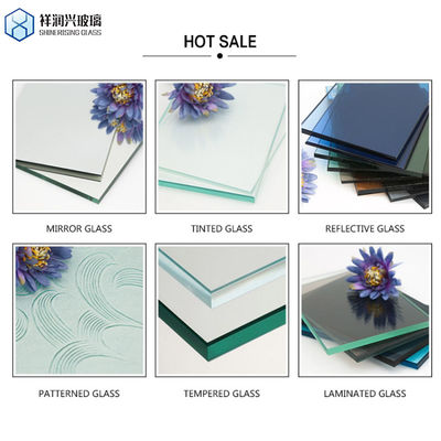 Vidrio de patrón para puertas, ventanas y divisores de habitaciones Vidrio decorativo pintado de color claro