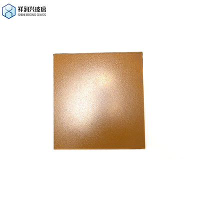 Rain/Diamond/Water Art Decorativo Químico Temperado Prensado de Vidrio Qingdao Patrón de vidrio marrón en relieve