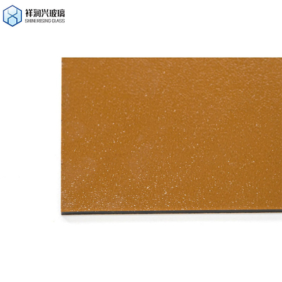 Rain/Diamond/Water Art Decorativo Químico Temperado Prensado de Vidrio Qingdao Patrón de vidrio marrón en relieve
