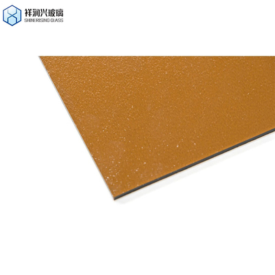 Vidrio con patrón marrón decorativo de 4 mm de color tintado claro para la demanda de arquitectura