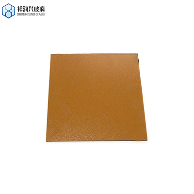 Vidrio con patrón marrón decorativo de 4 mm de color tintado claro para la demanda de arquitectura