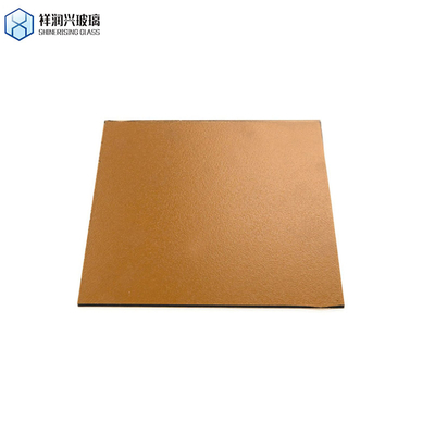Vidrio con patrón marrón decorativo de 4 mm de color tintado claro para la demanda de arquitectura
