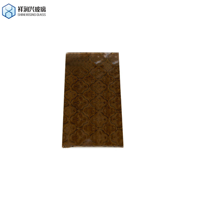Certificado ISO 3mm-8mm Bronce claro Karatachi Qingdao Mistlite Flora Vidrio con patrón flautado
