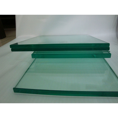 8mm 10mm 12mm paneles de vidrio templado transparente tamaño personalizado de agujeros recortados para el baño