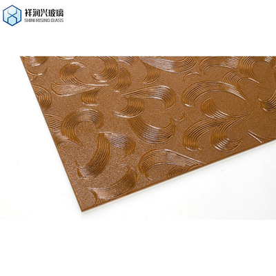 Producto principal Vidrio en relieve marrón de 5 mm laminado para vidrio de patrón de Qingdao 2023
