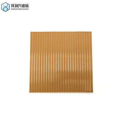 Vidrio decorativo personalizado con diseño grabado en ácido