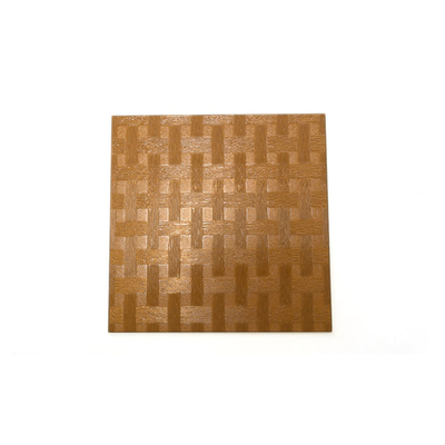 Vidrio con patrones de hojas de bambú de bronce transparente personalizado para la entrega de ventanas en 7-14 días