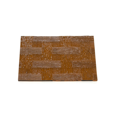 Vidrio con patrones de hojas de bambú de bronce transparente personalizado para la entrega de ventanas en 7-14 días