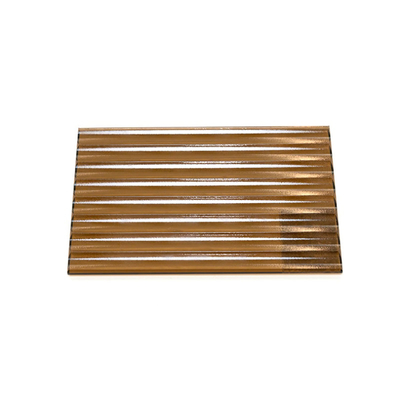 Vidrio de seguridad de patrón de burbujas laminadas certificado por SGS para diseño artístico de ventanas y puertas