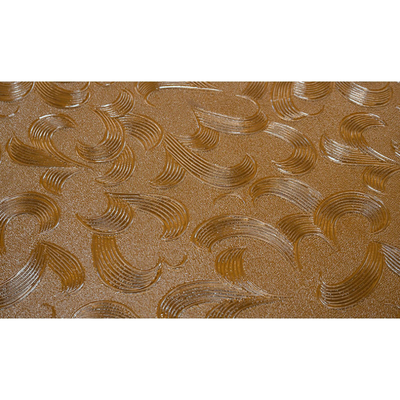Vidrio de patrón flotante vidrio en relieve marrón para puertas y ventanas de armarios de moru pequeño