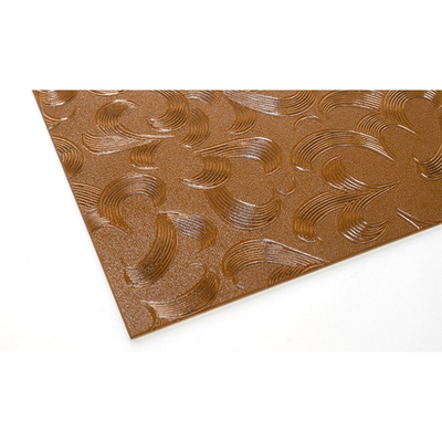 Vidrio de patrón flotante vidrio en relieve marrón para puertas y ventanas de armarios de moru pequeño
