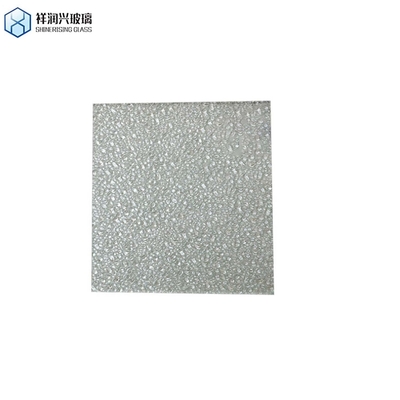 Vidrio con patrones decorativos de la tecnología Shinerising 3 mm 5 mm 1830 * 2440 estilo belga