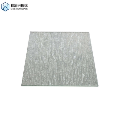 Vidrio de patrón brillante Vidrio decorativo para decoración de ventanas Solicitud personalizada