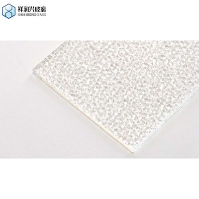 5mm 8mm 10mm Extra Clear Night Pearl Crystal Figured Sheet Glass Pattern Glass para el cuarto de baño