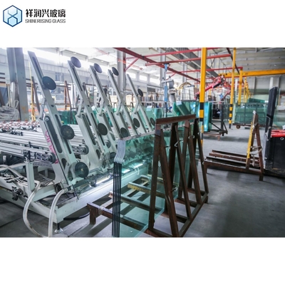 Ventana de aluminio de vidrio templado con vidrio cableado y norma GB15763.2-2005